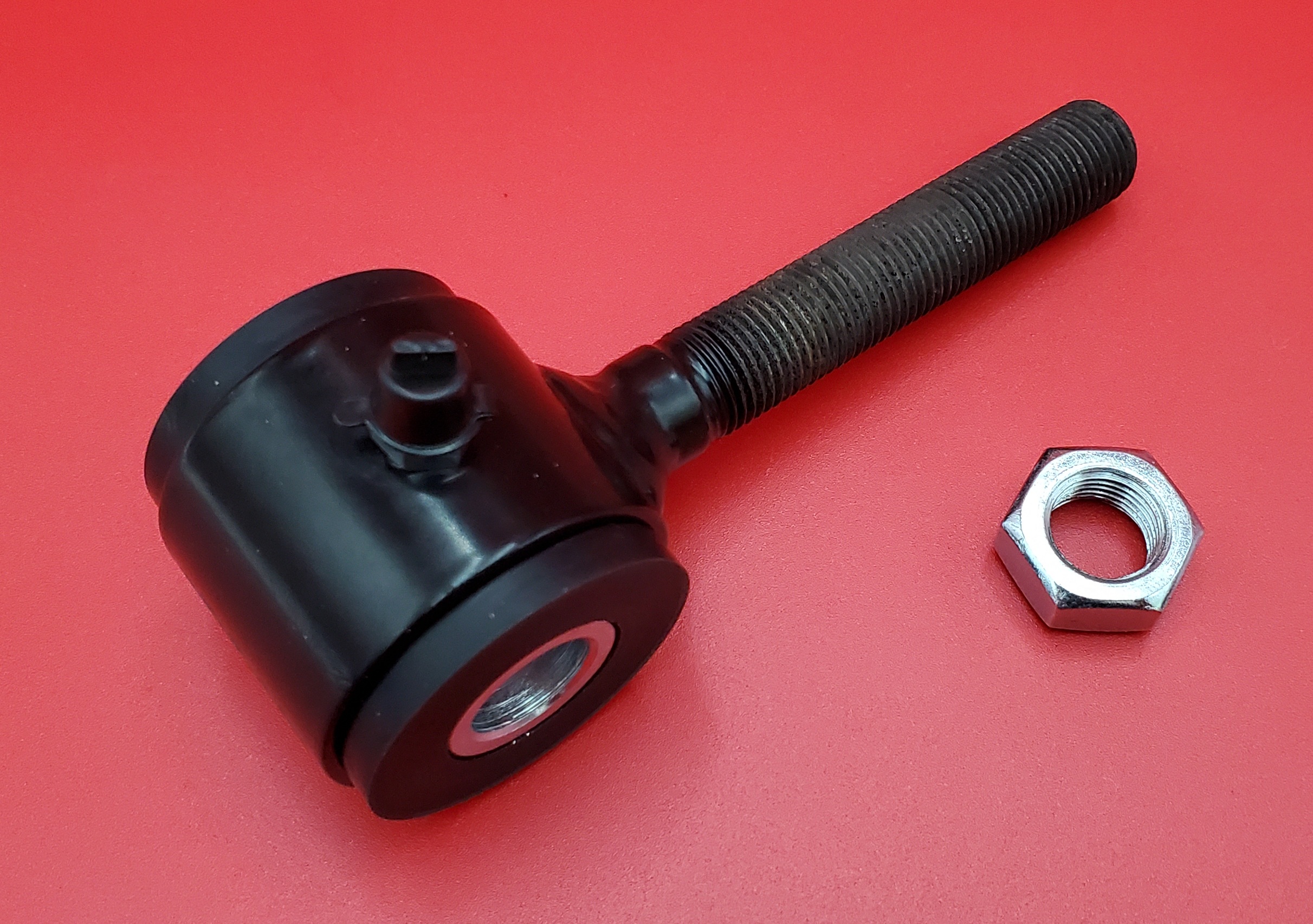 BLACK POWDER COATED Poly Bushings, Male 1/2-20 RH